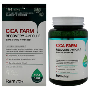 Cica Farm Recovery Ampoule by FarmStay for Unisex - 8.45 oz Treatment